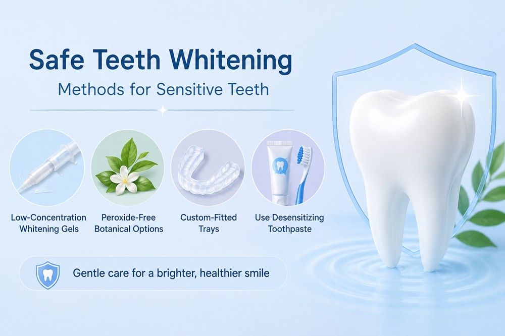 Safe Teeth Whitening Methods for Sensitive Teeth